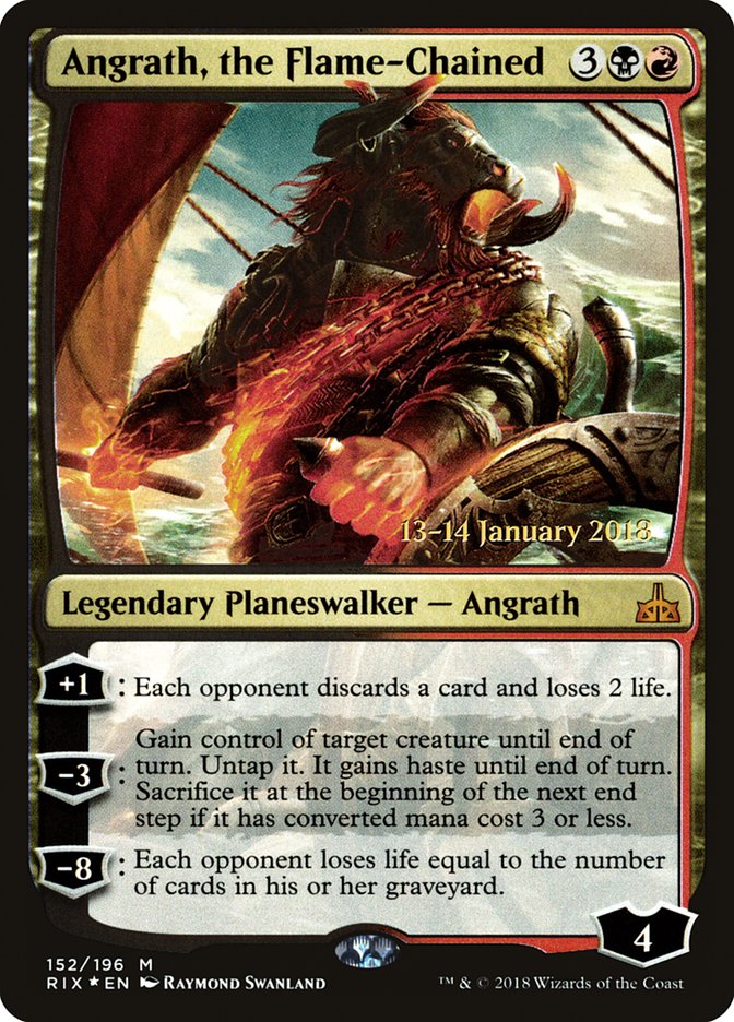 Angrath, the Flame-Chained [Rivals of Ixalan Prerelease Promos] | Card Merchant Takapuna