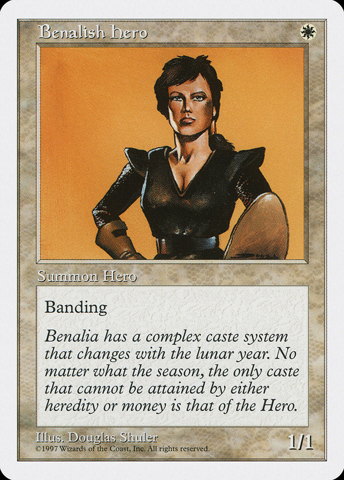 Benalish Hero [Fifth Edition] | Card Merchant Takapuna