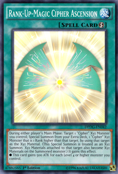 Rank-Up-Magic Cipher Ascension [DPDG-EN042] Common | Card Merchant Takapuna