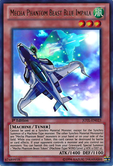 Mecha Phantom Beast Blue Impala [JOTL-EN023] Ultra Rare | Card Merchant Takapuna