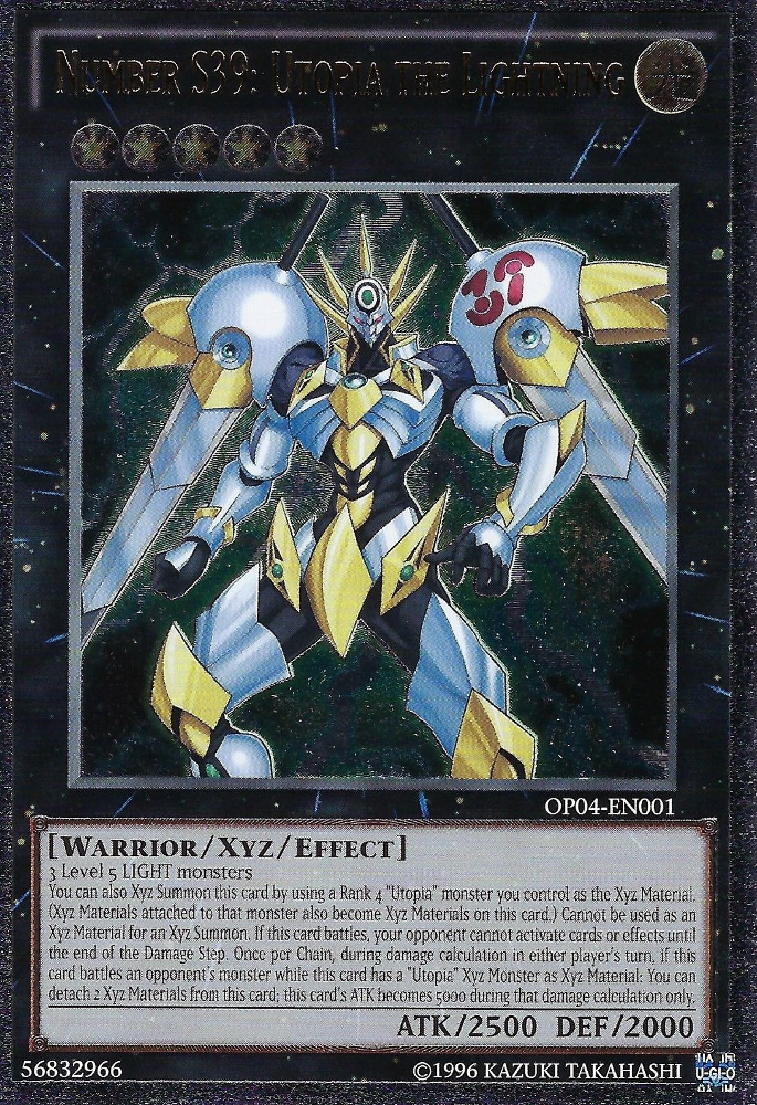 Number S39: Utopia the Lightning [OP04-EN001] Ultimate Rare | Card Merchant Takapuna