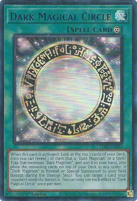 Dark Magical Circle (Blue) [LDS3-EN093] Ultra Rare | Card Merchant Takapuna