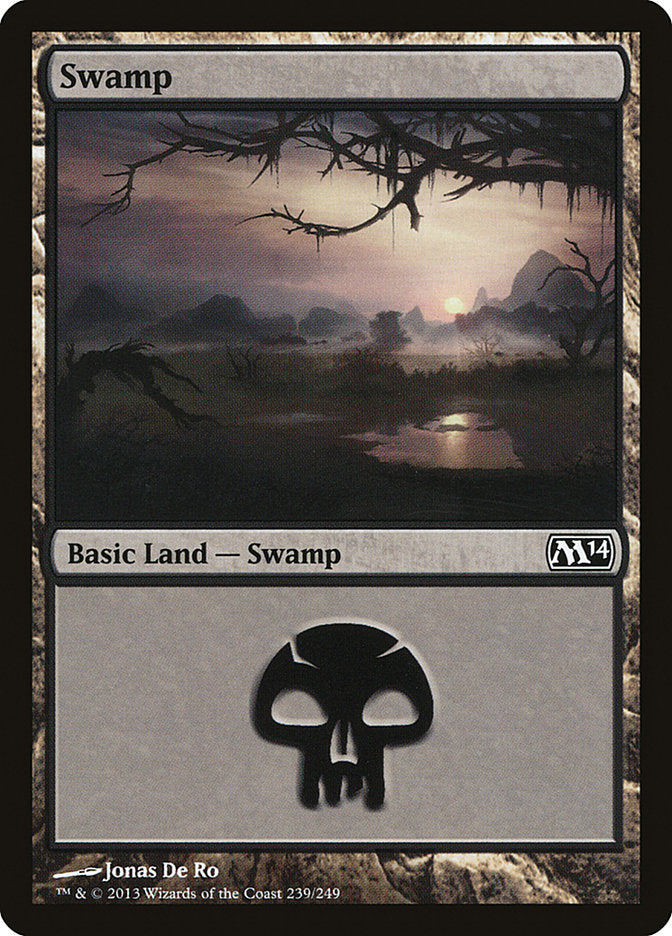 Swamp (239) [Magic 2014] | Card Merchant Takapuna