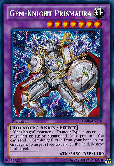 Gem-Knight Prismaura [HA06-EN020] Secret Rare | Card Merchant Takapuna