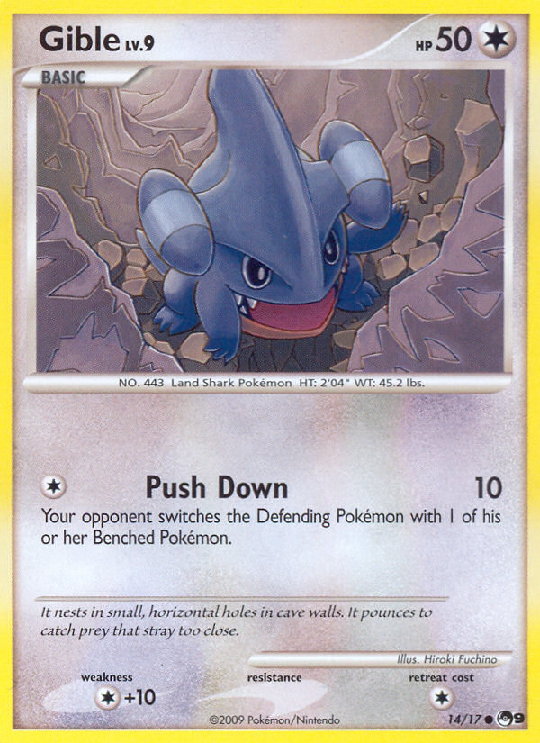 Gible (14/17) [POP Series 9] | Card Merchant Takapuna