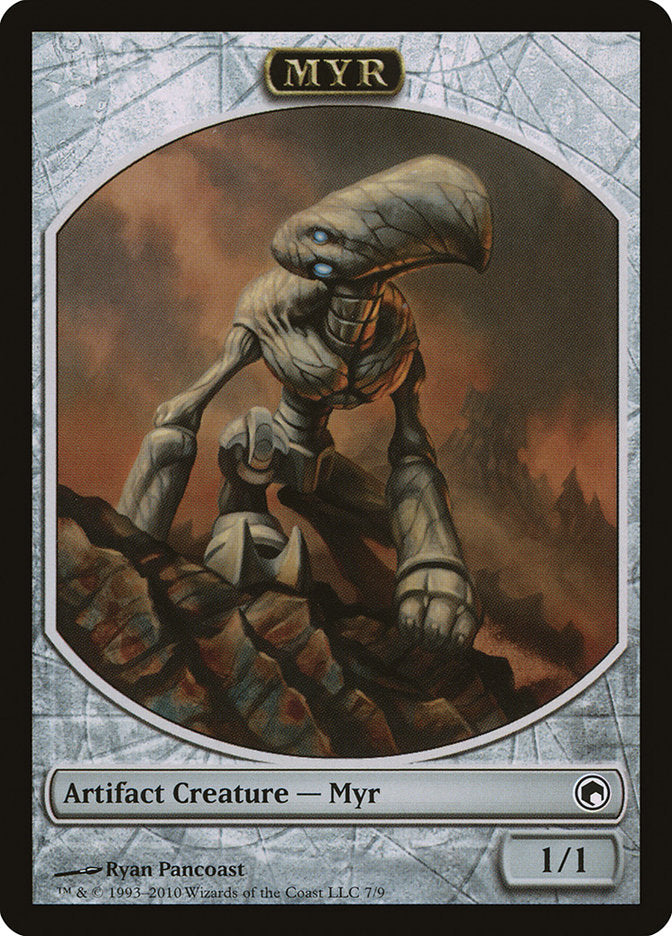 Myr Token [Scars of Mirrodin Tokens] | Card Merchant Takapuna