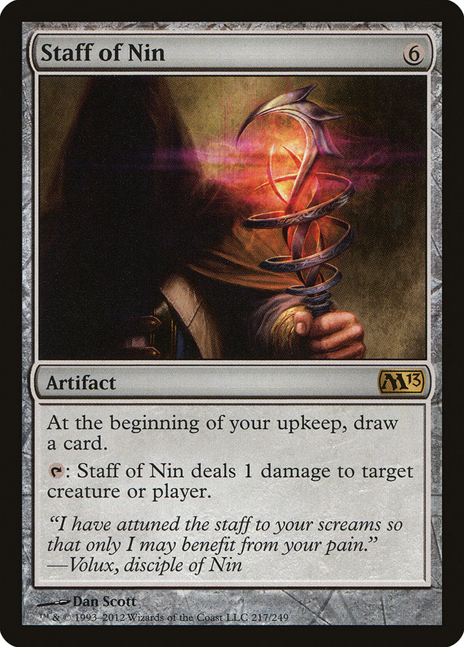 Staff of Nin [Magic 2013] | Card Merchant Takapuna