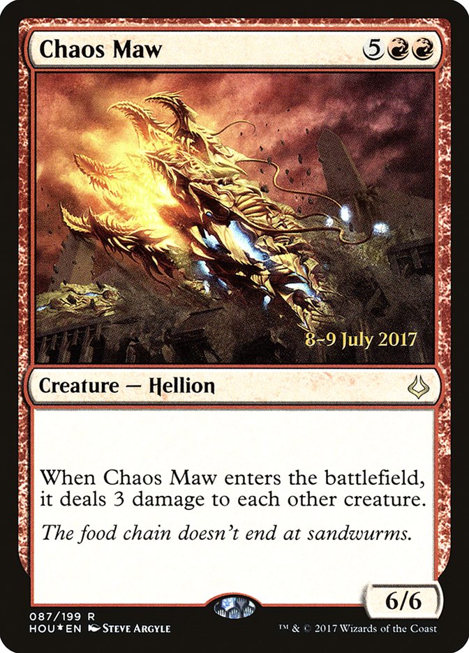 Chaos Maw [Hour of Devastation Prerelease Promos] | Card Merchant Takapuna