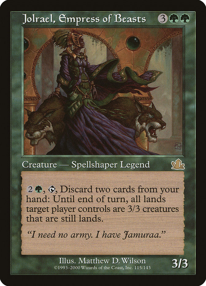 Jolrael, Empress of Beasts [Prophecy] | Card Merchant Takapuna