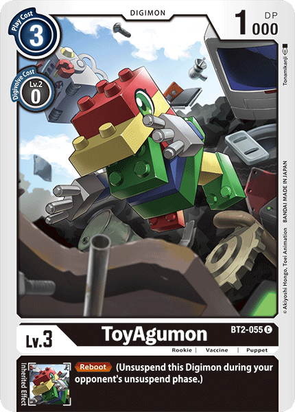 ToyAgumon [BT2-055] [Release Special Booster Ver.1.0] | Card Merchant Takapuna