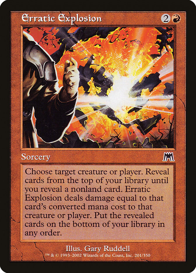 Erratic Explosion [Onslaught] | Card Merchant Takapuna