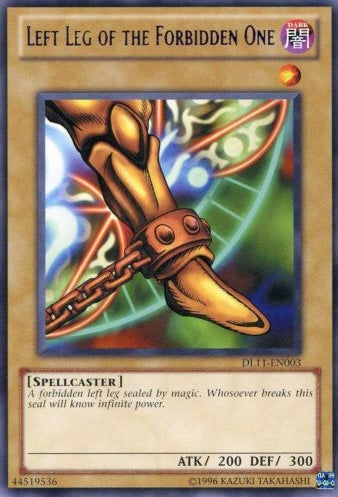 Left Leg of the Forbidden One (Purple) [DL11-EN003] Rare | Card Merchant Takapuna