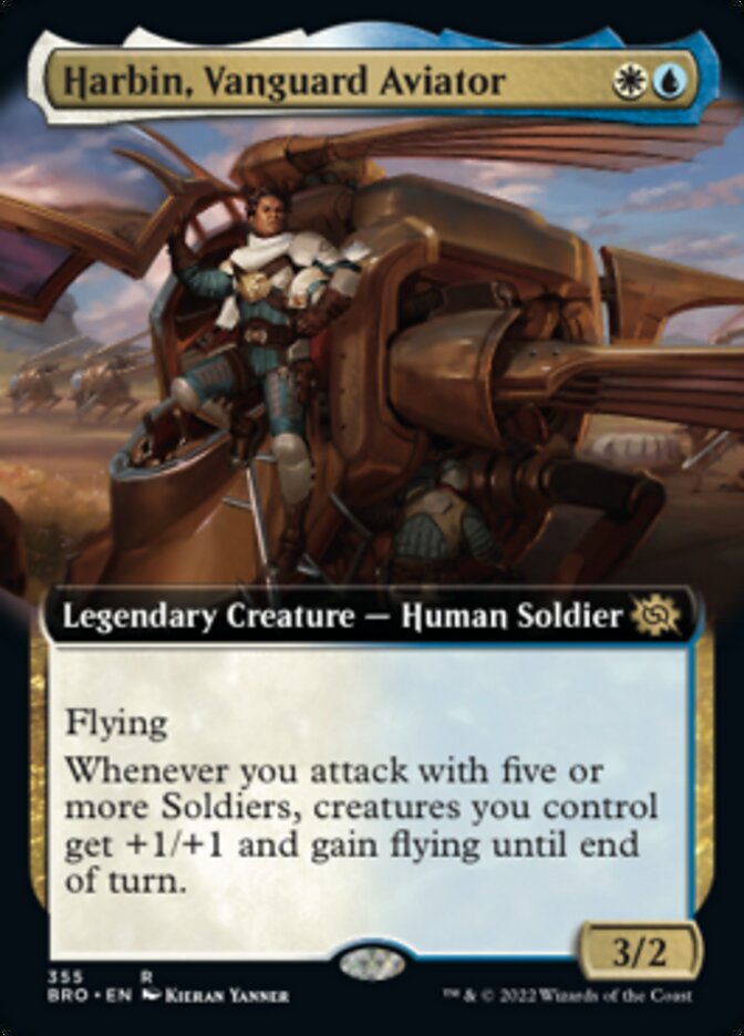 Harbin, Vanguard Aviator (Extended Art) [The Brothers' War] | Card Merchant Takapuna