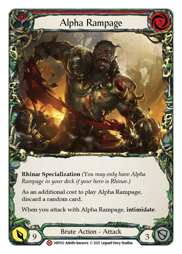 Alpha Rampage [1HP010] (History Pack 1) | Card Merchant Takapuna