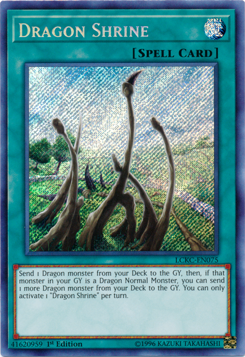 Dragon Shrine [LCKC-EN075] Secret Rare | Card Merchant Takapuna