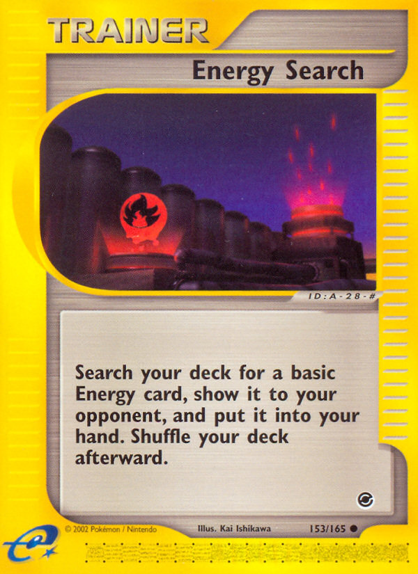 Energy Search (153/165) [Expedition: Base Set] | Card Merchant Takapuna