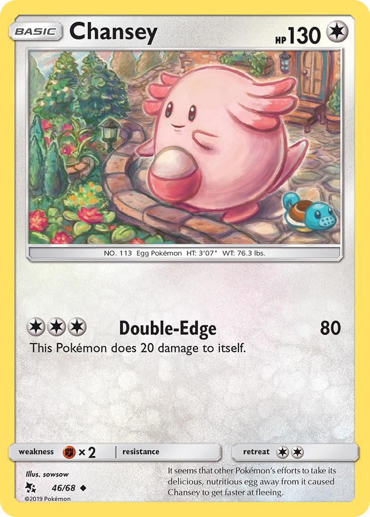 Chansey (46/68) [Sun & Moon: Hidden Fates] | Card Merchant Takapuna