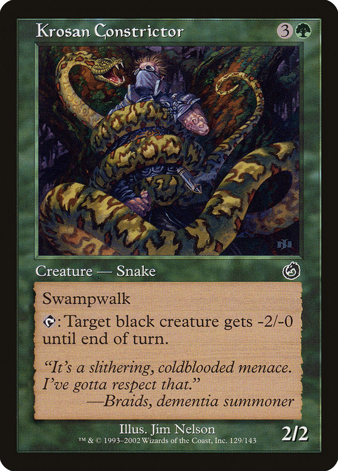 Krosan Constrictor [Torment] | Card Merchant Takapuna