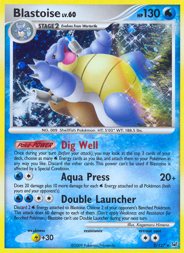 Blastoise (2/127) [Platinum: Base Set] | Card Merchant Takapuna