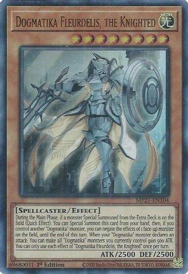 Dogmatika Fleurdelis, the Knighted [MP21-EN104] Ultra Rare | Card Merchant Takapuna