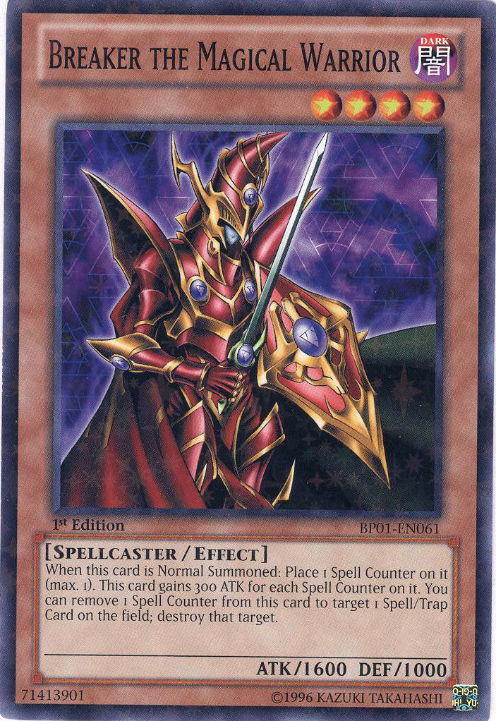 Breaker the Magical Warrior [BP01-EN061] Starfoil Rare | Card Merchant Takapuna