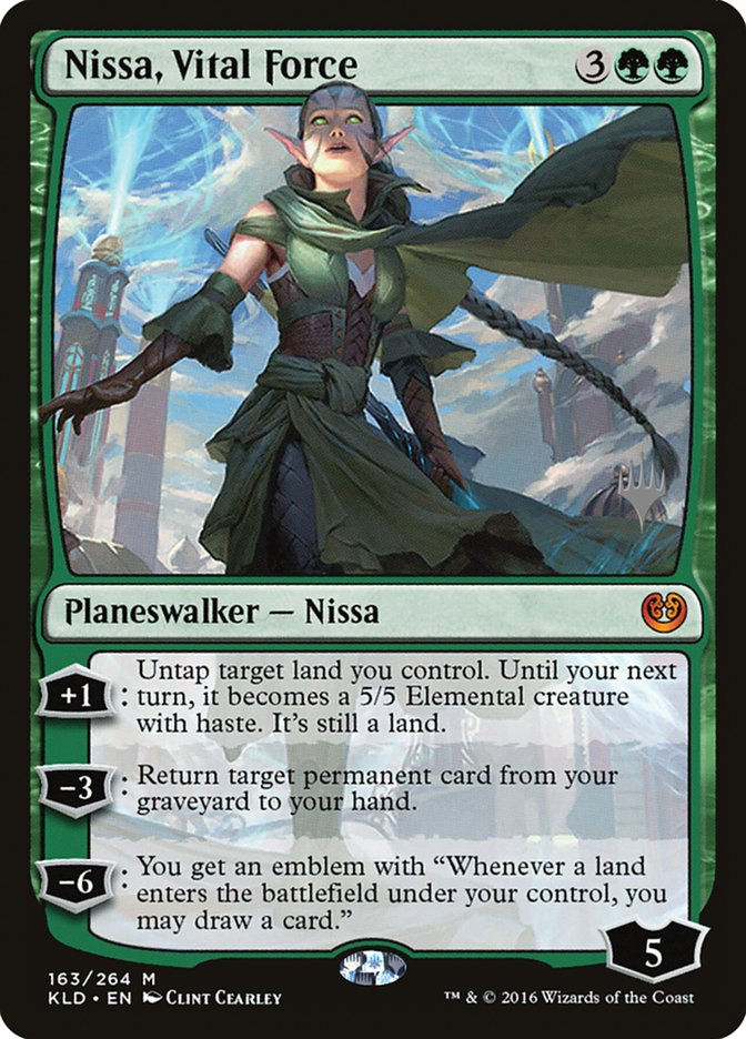 Nissa, Vital Force (Promo Pack) [Kaladesh Promos] | Card Merchant Takapuna