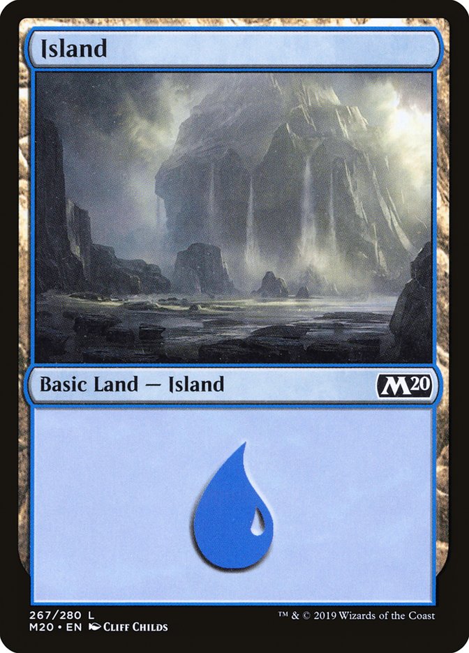 Island (267) [Core Set 2020] | Card Merchant Takapuna