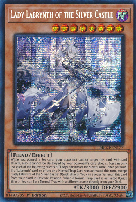 Lady Labrynth of the Silver Castle [MP23-EN177] Prismatic Secret Rare | Card Merchant Takapuna