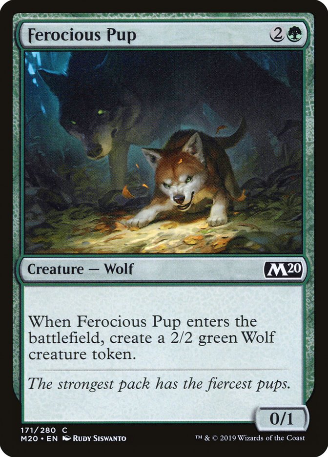 Ferocious Pup [Core Set 2020] | Card Merchant Takapuna