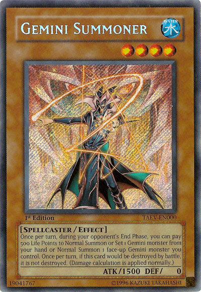 Gemini Summoner [TAEV-EN000] Secret Rare | Card Merchant Takapuna