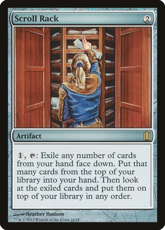 Scroll Rack [Commander's Arsenal] | Card Merchant Takapuna