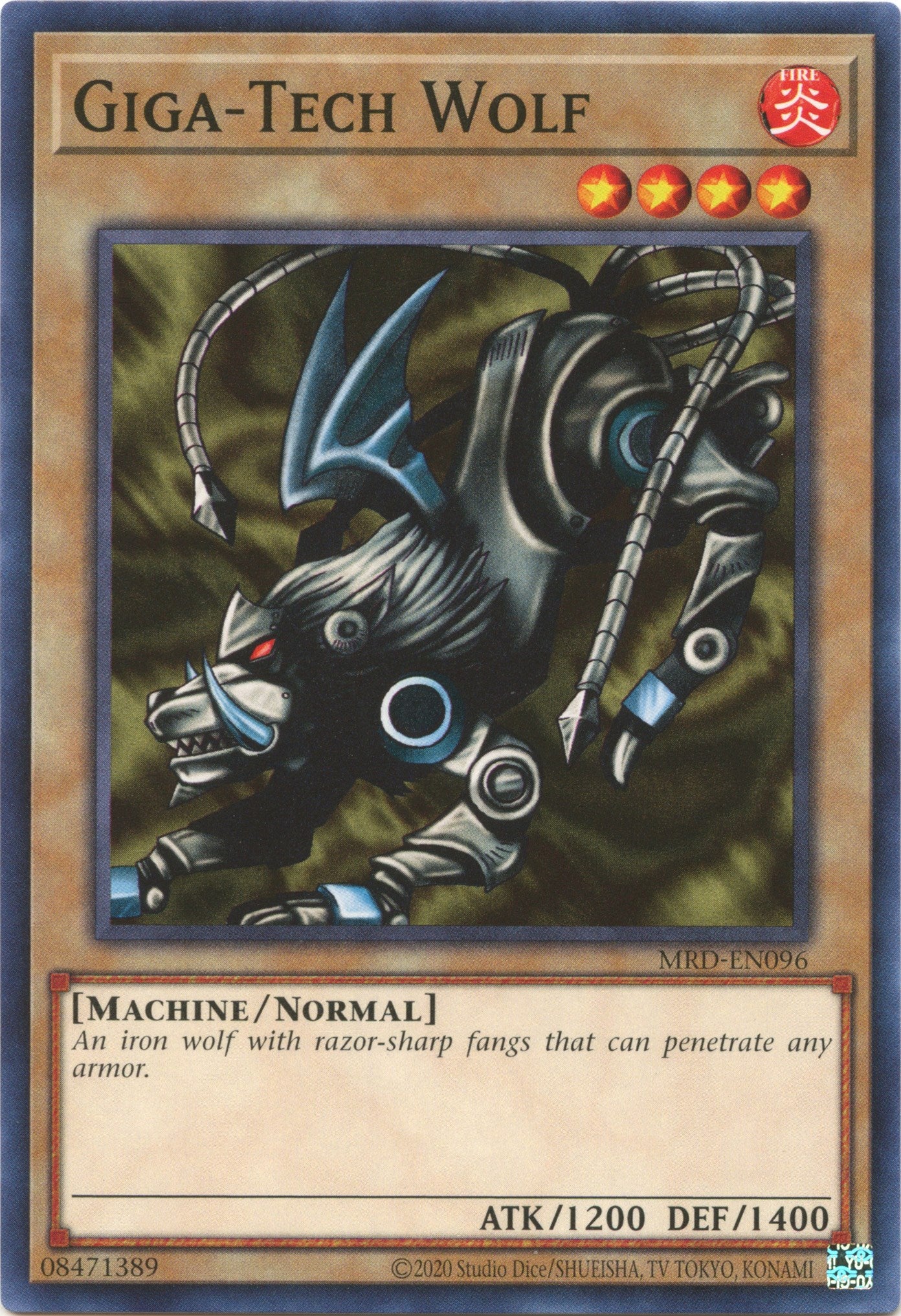 Giga-Tech Wolf (25th Anniversary) [MRD-EN096] Common | Card Merchant Takapuna