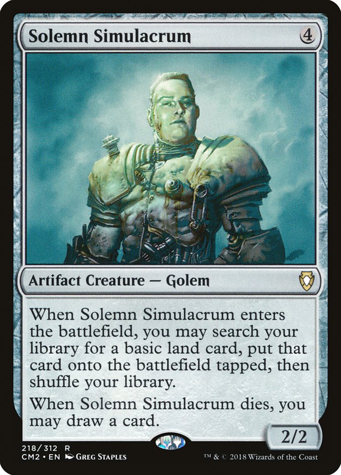 Solemn Simulacrum (218/312) [Commander Anthology Volume II] | Card Merchant Takapuna