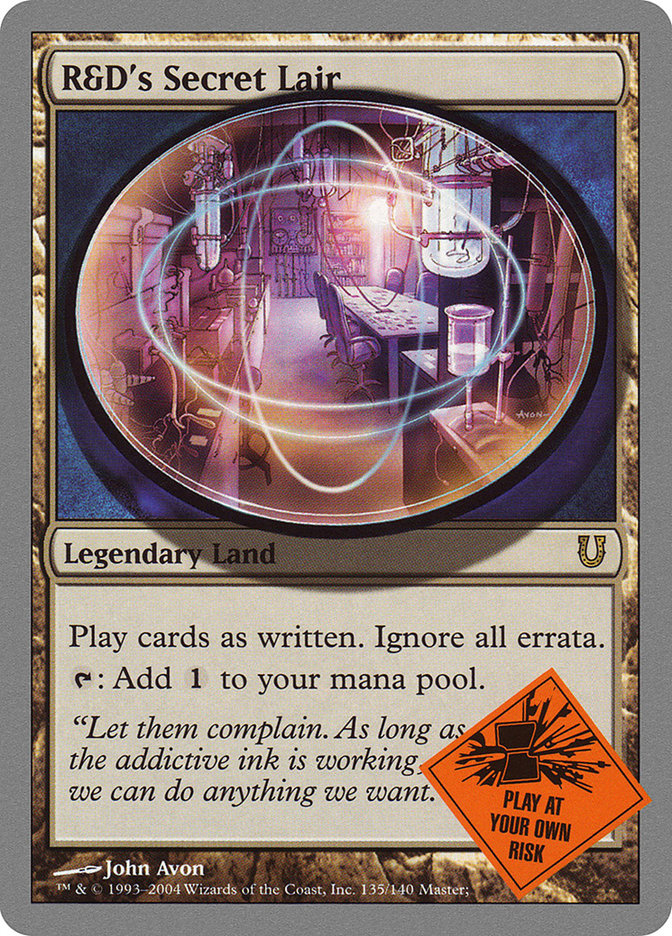 R&D's Secret Lair [Unhinged] | Card Merchant Takapuna