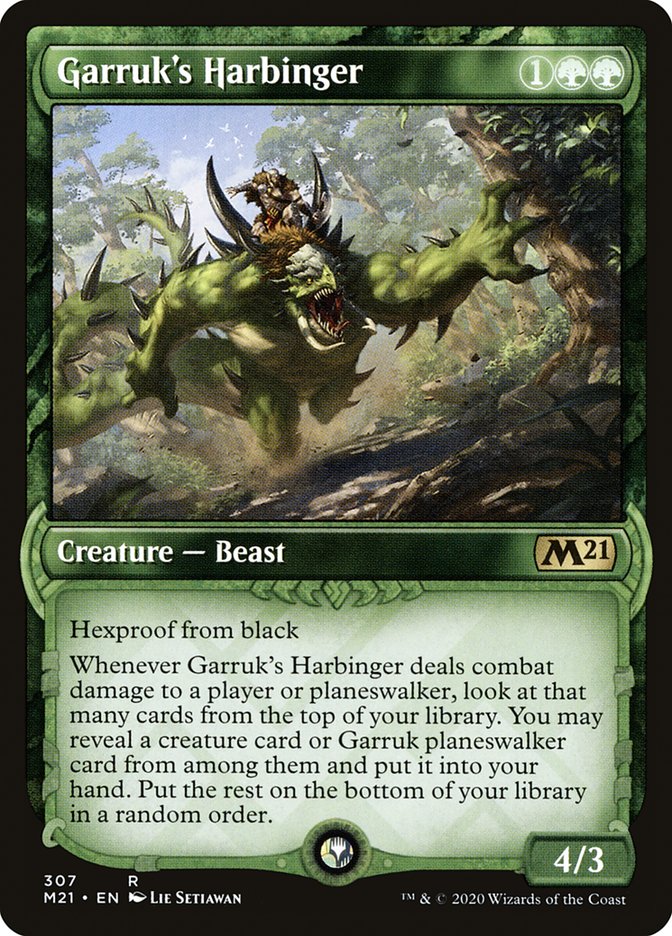 Garruk's Harbinger (Showcase) [Core Set 2021] | Card Merchant Takapuna