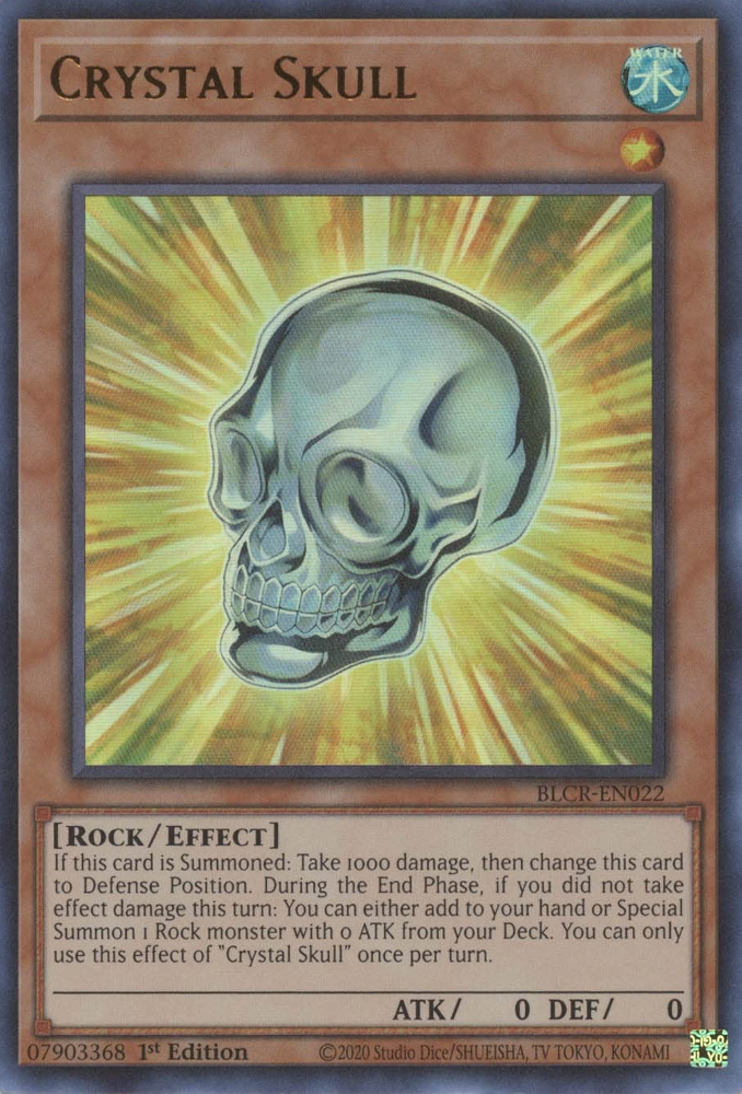 Crystal Skull [BLCR-EN022] Ultra Rare | Card Merchant Takapuna