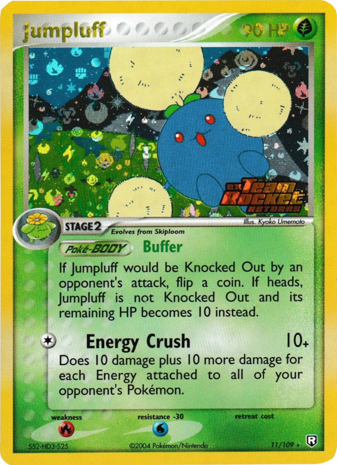 Jumpluff (11/109) (Stamped) [EX: Team Rocket Returns] | Card Merchant Takapuna