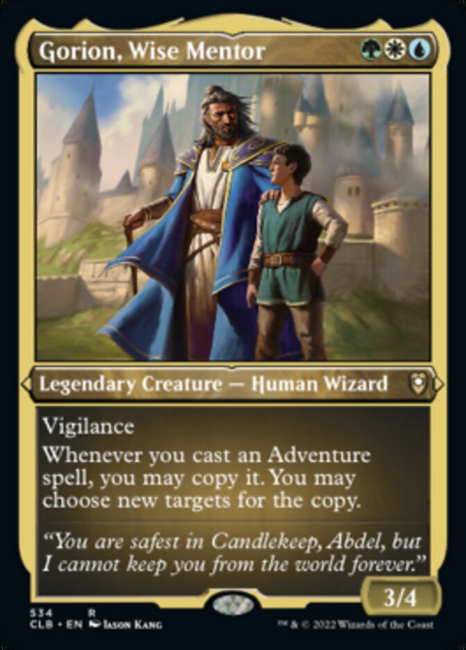 Gorion, Wise Mentor (Foil Etched) [Commander Legends: Battle for Baldur's Gate] | Card Merchant Takapuna