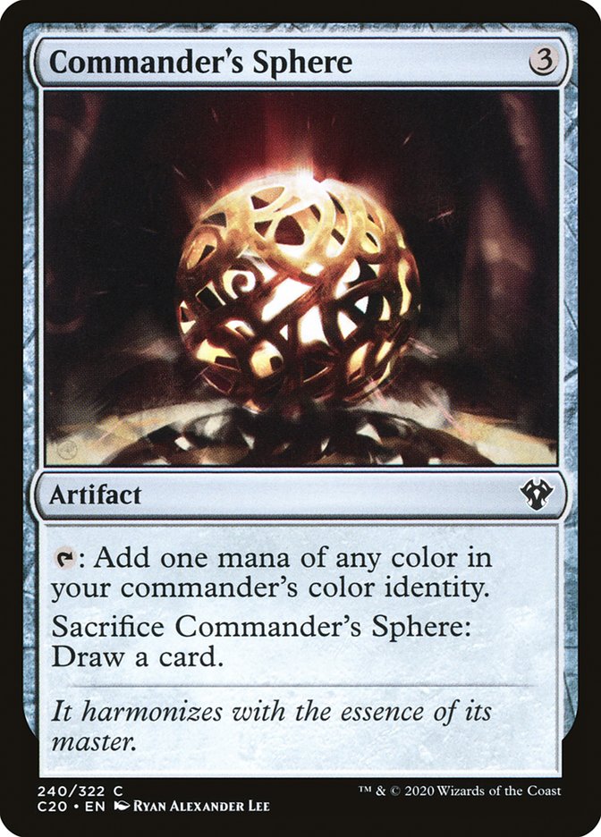 Commander's Sphere [Commander 2020] | Card Merchant Takapuna