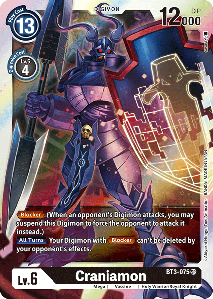 Craniamon [BT3-075] [Release Special Booster Ver.1.5] | Card Merchant Takapuna