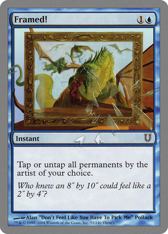 Framed! [Unhinged] | Card Merchant Takapuna