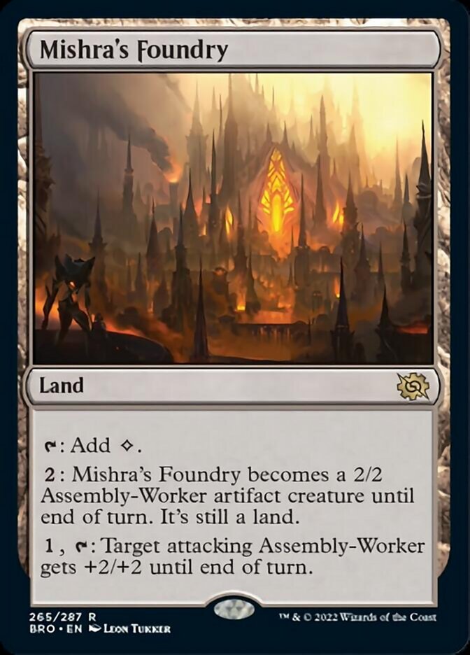 Mishra's Foundry [The Brothers' War] | Card Merchant Takapuna