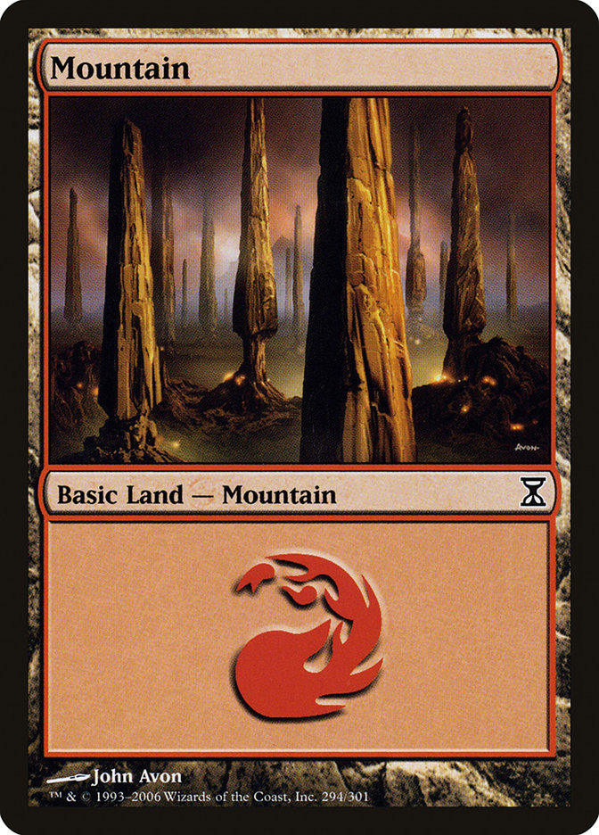 Mountain (294) [Time Spiral] | Card Merchant Takapuna