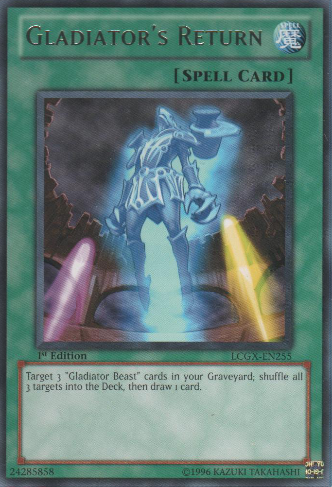 Gladiator's Return [LCGX-EN255] Rare | Card Merchant Takapuna