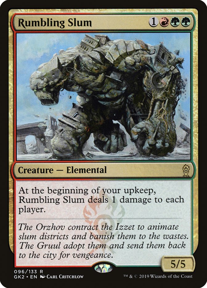 Rumbling Slum [Ravnica Allegiance Guild Kit] | Card Merchant Takapuna