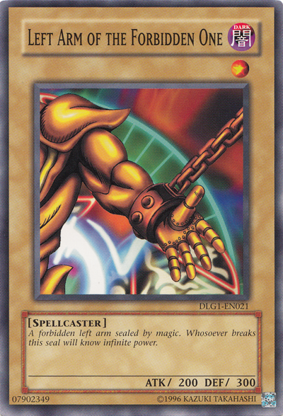 Left Arm of the Forbidden One [DLG1-EN021] Common | Card Merchant Takapuna