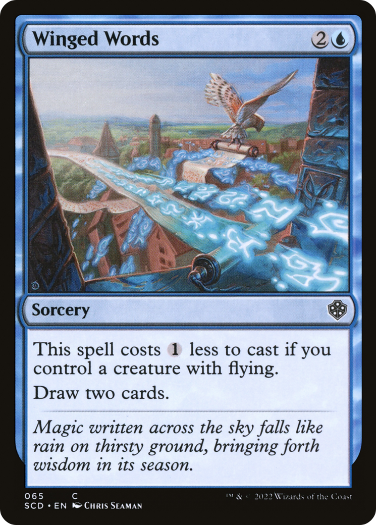 Winged Words [Starter Commander Decks] | Card Merchant Takapuna