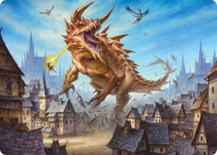 Tarrasque Art Card [Dungeons & Dragons: Adventures in the Forgotten Realms Art Series] | Card Merchant Takapuna