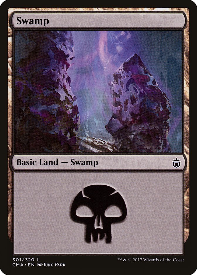 Swamp (301) [Commander Anthology] | Card Merchant Takapuna