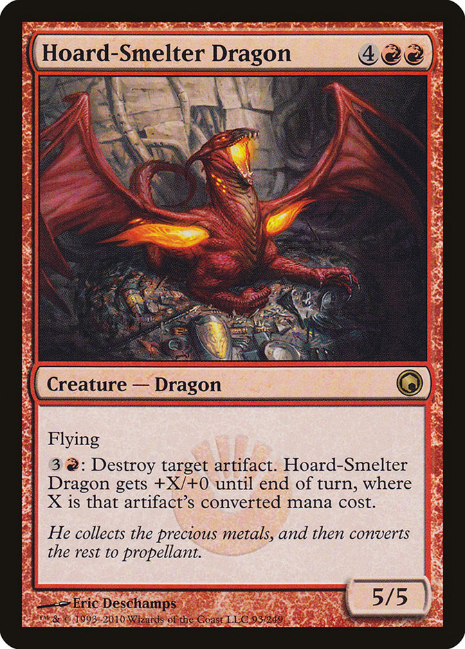 Hoard-Smelter Dragon [Scars of Mirrodin] | Card Merchant Takapuna